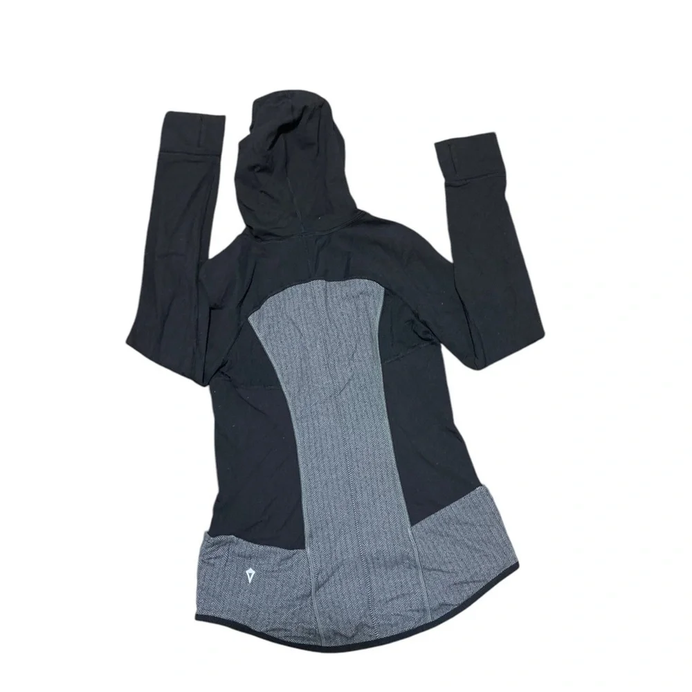 Ivivva Black and Gray Hooded Jacket